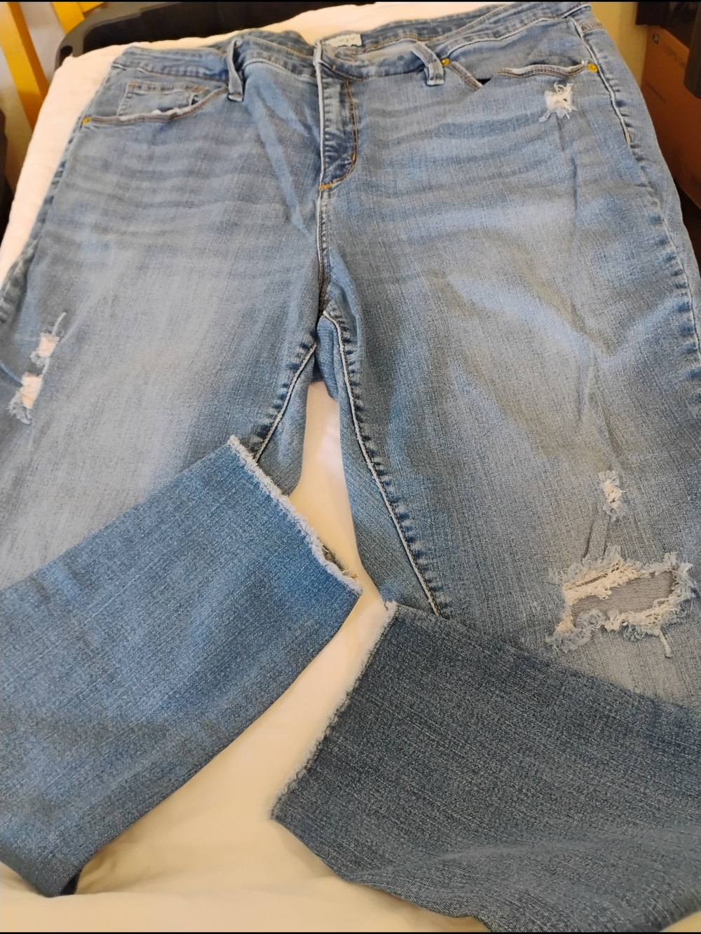 Ava & Viv Light Blue Distressed Jeans